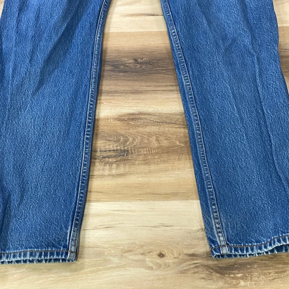 Levi's 501 Jeans Mens 36x32 Heritage 100% Cotton Straight Leg Blue Medium Wash